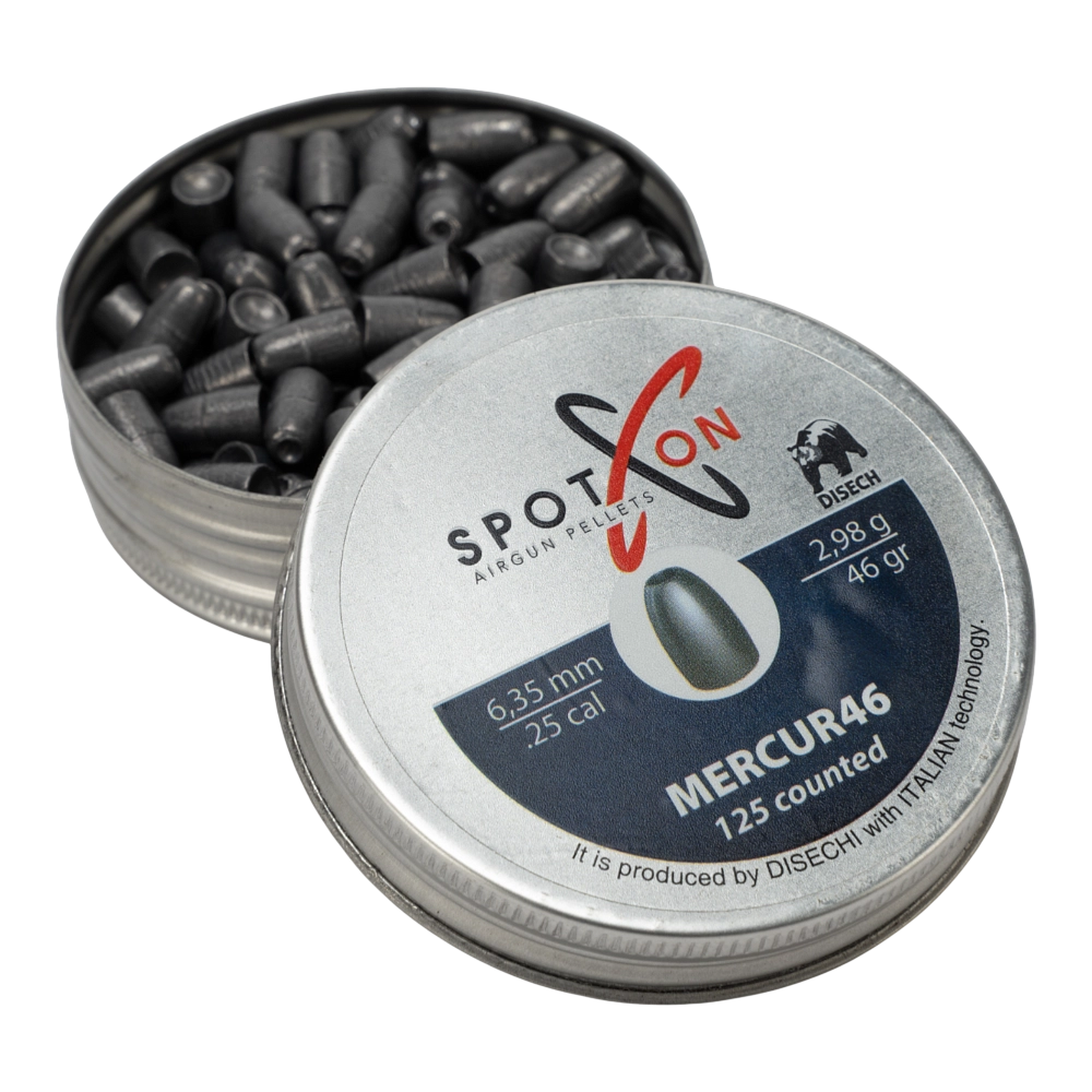 Пуля пневматическая SPOTON Mercur46 6,35 мм, 2,98 гр. (125 шт) (100 в упаковке). Фото №2