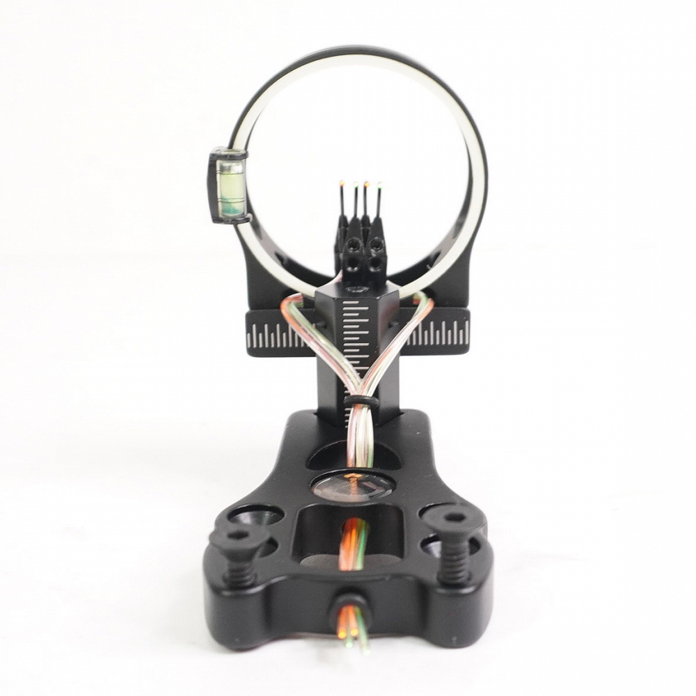 Прицел для блочного лука TP - черный, 4 пин, 0.019", подсветка. Фото №1 Прицел для блочного лука TP - черный, 4 пин, 0.019", подсветка. Фото №1