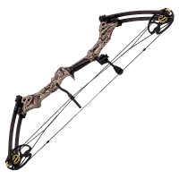 Лук Man Kung Fossil NCB75, блочный, green camo, 60 lbs, комплектация