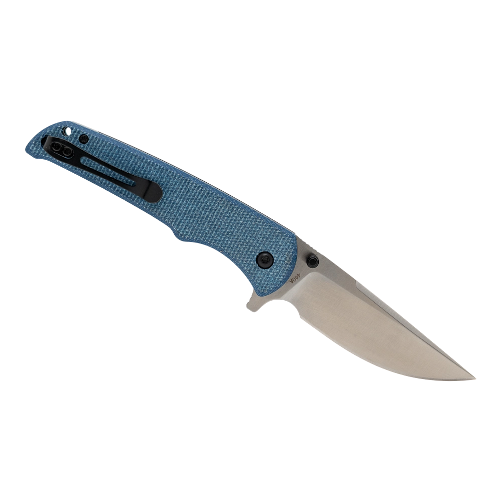 Нож складной Boker Magnum Bluejay сталь 440A, рукоять Blue Micarta. Фото №2