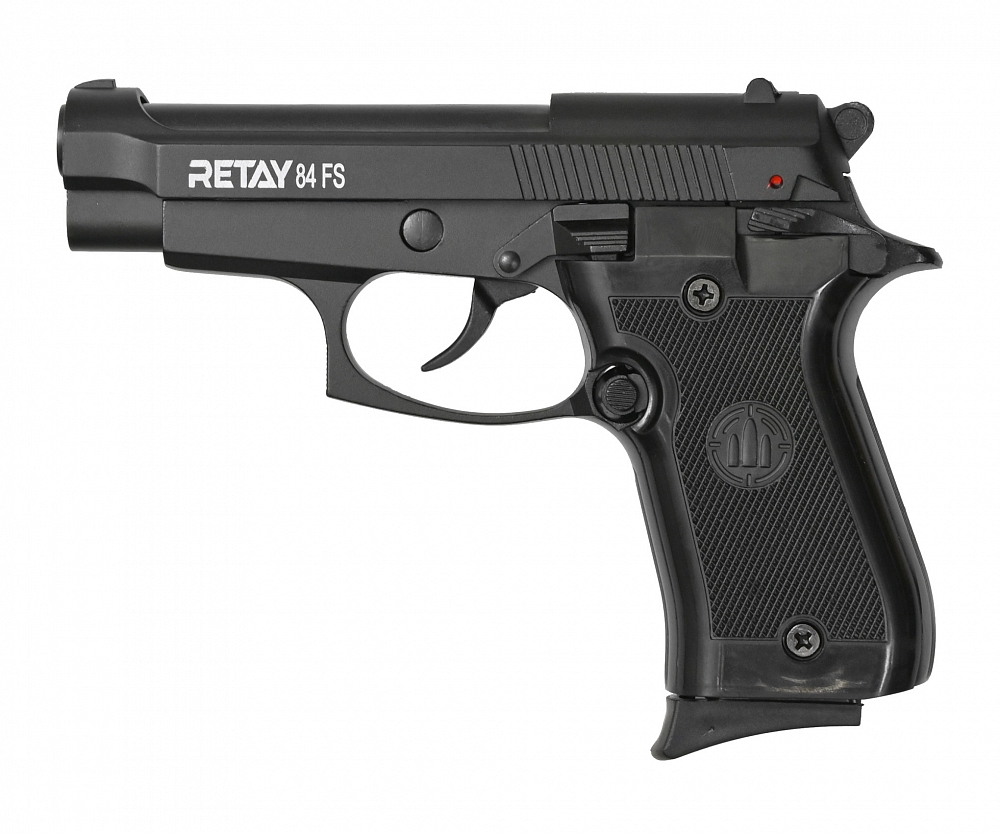 Пистолет охолощенный RETAY MOD84, (Beretta), Черный, калибр 9mm. P.A.K. Фото №2 Пистолет охолощенный RETAY MOD84, (Beretta), Черный, калибр 9mm. P.A.K. Фото №2