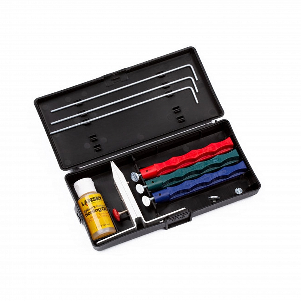 Набор для заточки Lansky Standard System, 3 камня (LKC03). Фото №4 Набор для заточки Lansky Standard System, 3 камня (LKC03). Фото №4