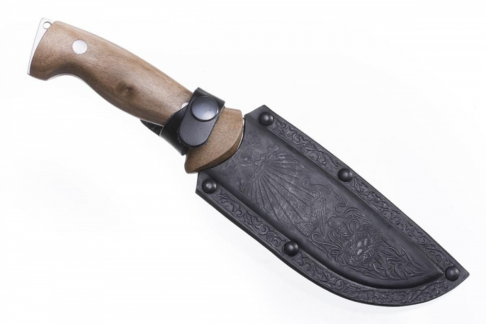 Нож Кизляр "Дрофа" (худ.офор) дерево-орех. Фото №4 Нож Кизляр "Дрофа" (худ.офор) дерево-орех. Фото №4