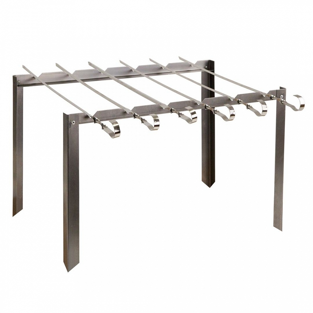 Мангал ROYALGRILL "Таганок" (0,8мм) +6 шампуров, в чехле. Фото №2