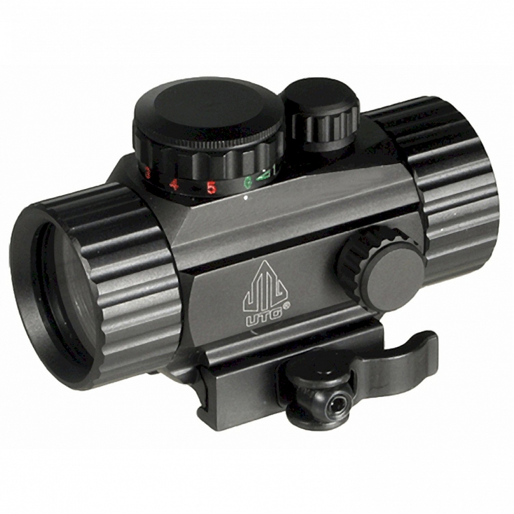 Коллиматорный прицел LEAPERS 1х30 на Weaver, подсветка (2-х цв. точка) DS3068W. Фото №1