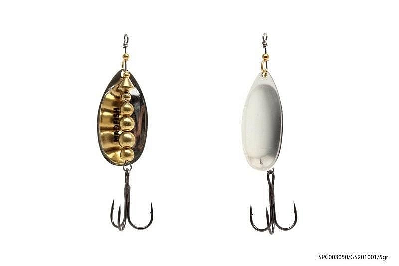 Блесна вращающаяся MADFISH Catchy 5г, цвет GS201001. Фото №1