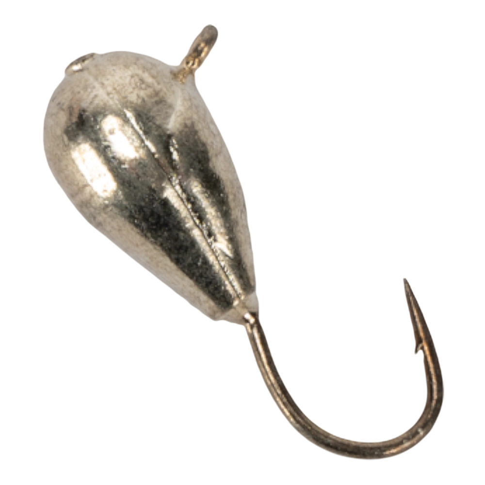 Мормышка Eco Deluxe Капля с ушком 5мм, #001 гальв. (5 шт). Фото №2