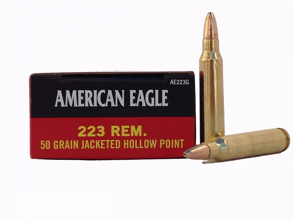 Патрон нарезной FEDERAL калибр 223 REM JHP 3,56 гр. 55 grn. (в пачке 20 шт.). Фото №2