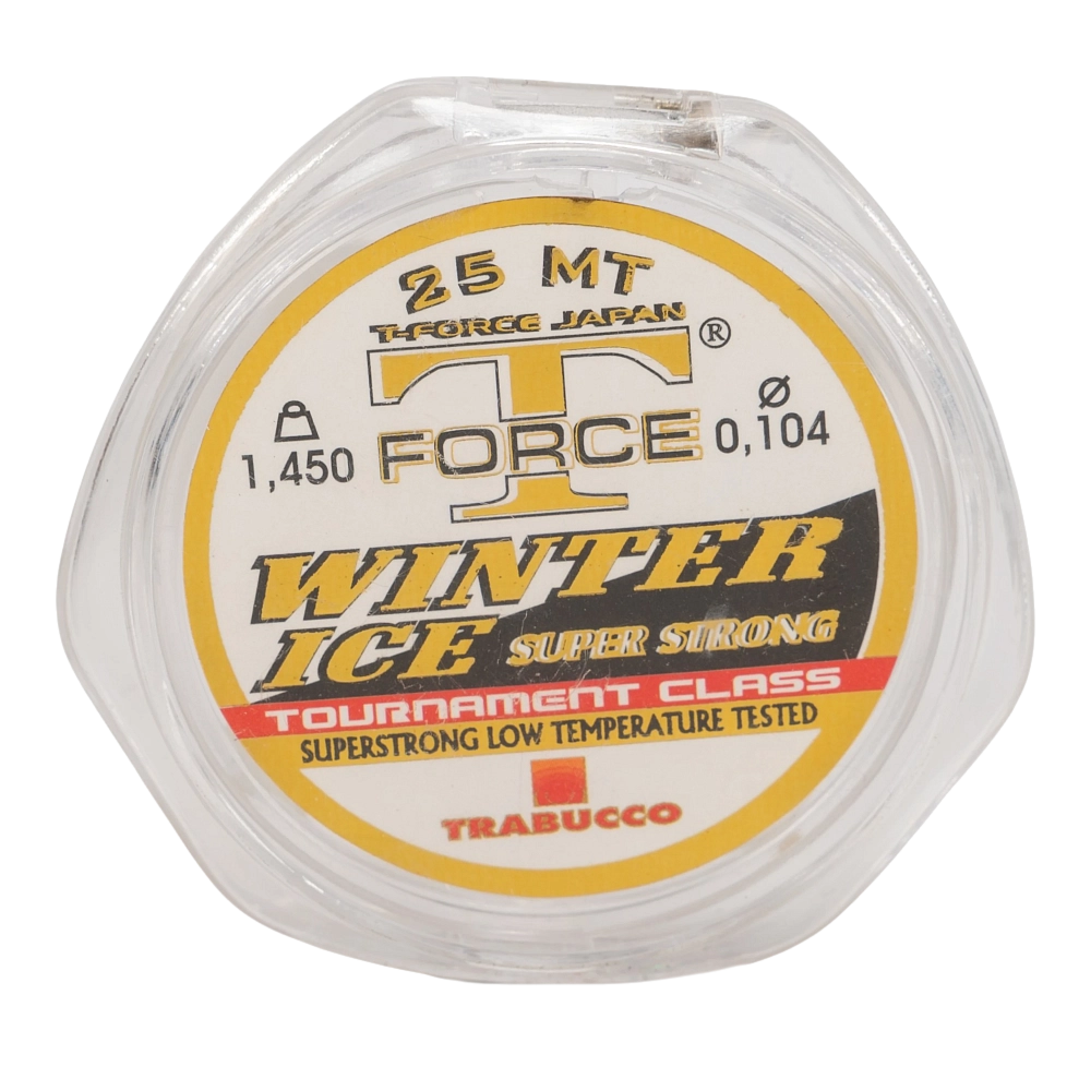 Леска Trabucco T-Force Winter Ice 25м 0,104мм 1,45кг. Фото №1 Леска Trabucco T-Force Winter Ice 25м 0,104мм 1,45кг. Фото №1
