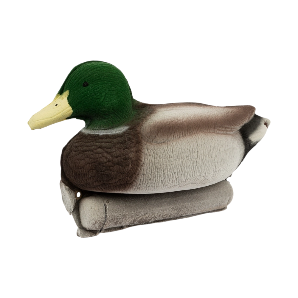 Муляж Кряква селезень (надувной,огруженный, флок). Фото №1