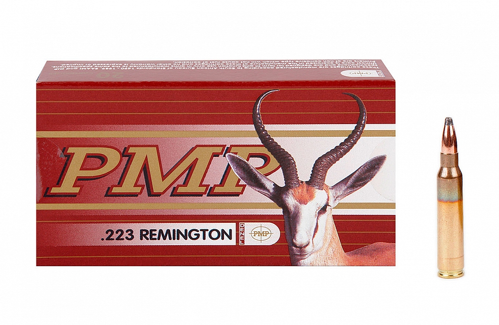 Патрон нарезной РМР калибр 223 REM SP 3,56 гр. 55 grn. (в пачке 20 шт.). Фото №2