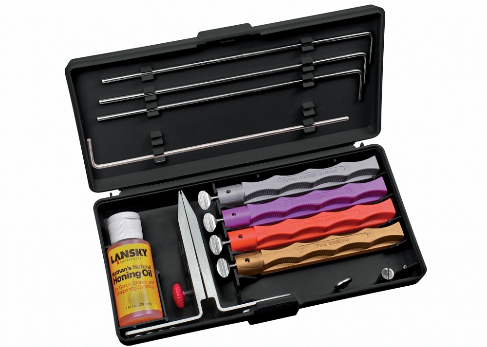 Набор для заточки Lansky Diamond System, 4 алмаз. камня. Фото №2