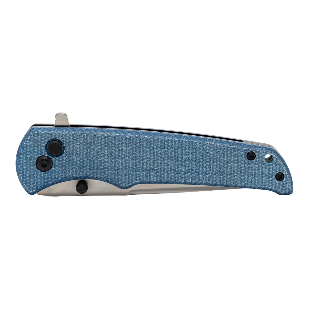 Нож складной Boker Magnum Bluejay сталь 440A, рукоять Blue Micarta. Фото №3