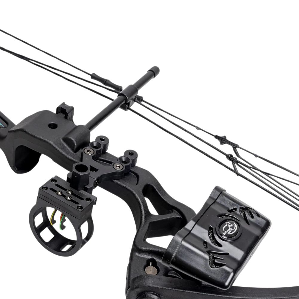 Лук Man Kung CBK2, блоч, черный, 25lbs. Фото №7