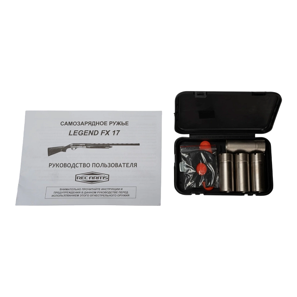 Ружье REC ARMS Legend FX17 Synthetic 12/76, 760мм (черный ресивер, вентилируемая планка). Фото №11