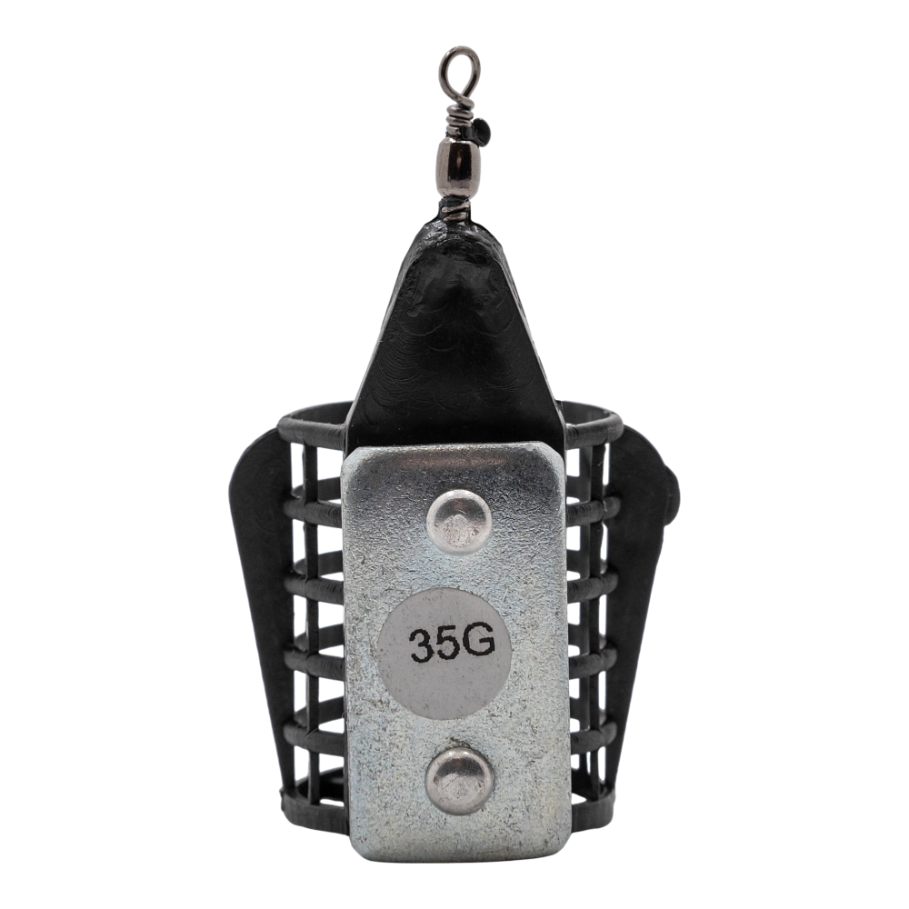 Кормушка фидерная с крыльями пласт с вертл черн 32мм 35гр. Фото №2