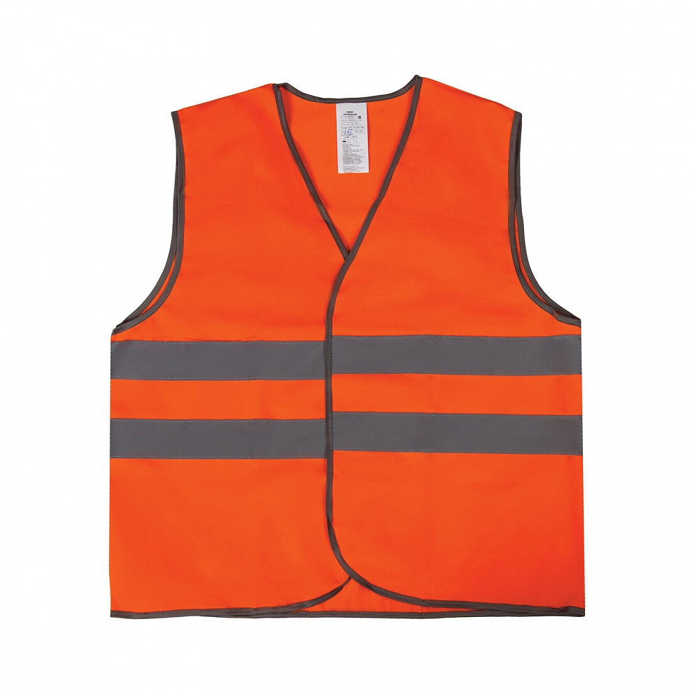 Жилет сигнальный тип 1 Трикотажное полотно р-р 60-62 рост 3-4 Оранжевый. Фото №1