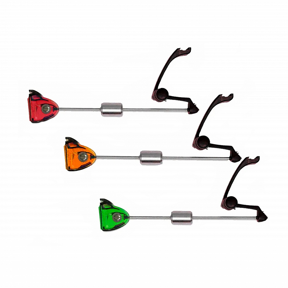 Набор механических сигнализаторов поклевки (в кейсе)IIIuminated Euro MK2 Set 3 Rod . Фото №2 Набор механических сигнализаторов поклевки (в кейсе)IIIuminated Euro MK2 Set 3 Rod . Фото №2