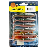 Виброхвост MADFISH JUMBO 90мм, 6.7г, (6 шт. уп.) цвет 06