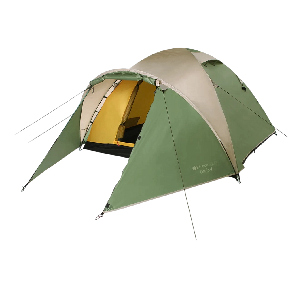 Палатка BTrace Canio 4 (Зеленый/Бежевый). Фото №1