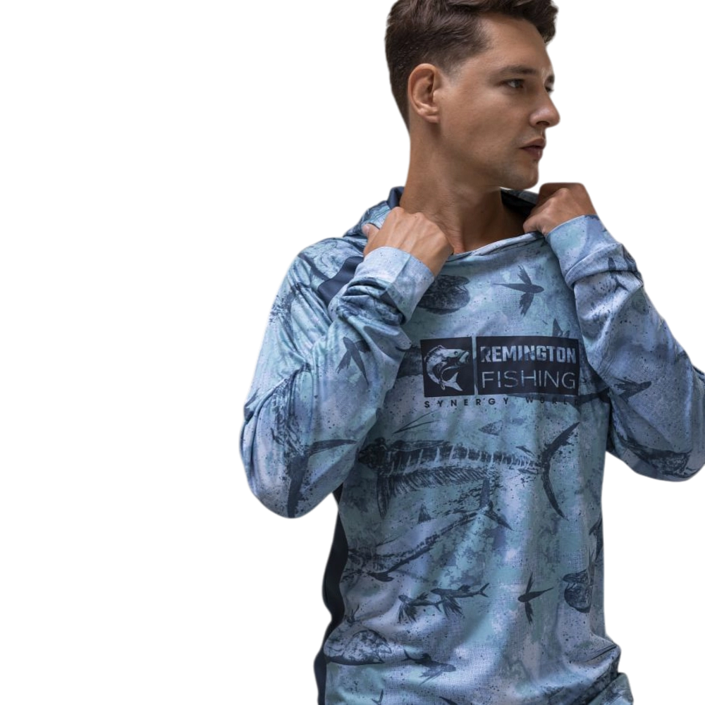 Футболка (джерси)  Remington Fishing Вreeze Вlue р. 3XL. Фото №5