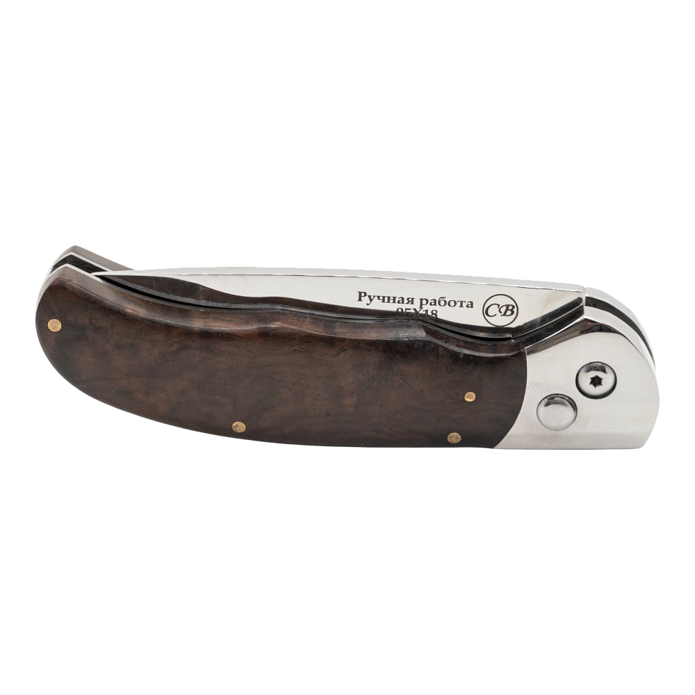 Нож складной СВ-Клинок Рысь, 95х18, выкидной. Фото №3