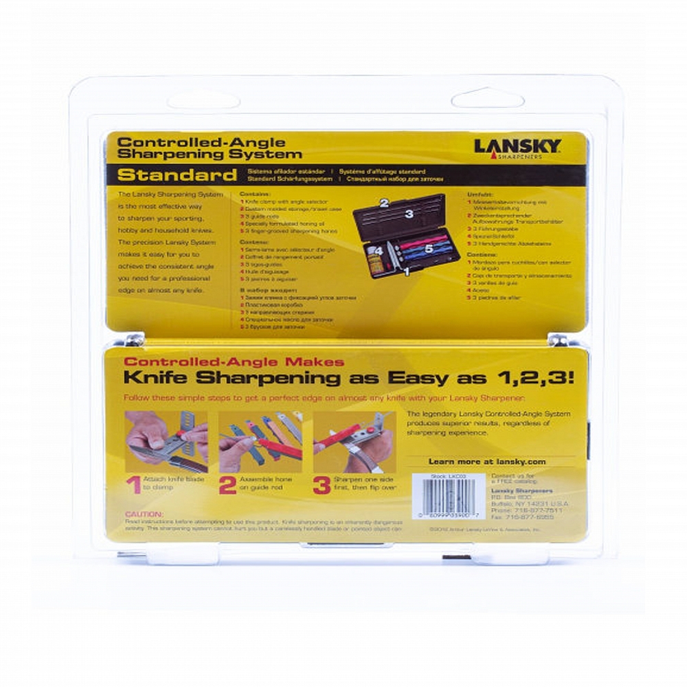 Набор для заточки Lansky Standard System, 3 камня (LKC03). Фото №3 Набор для заточки Lansky Standard System, 3 камня (LKC03). Фото №3