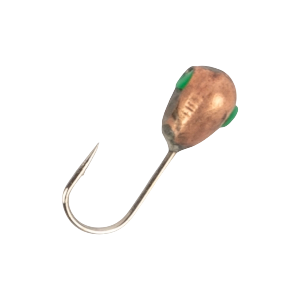 Мормышка вольфрамовая Капля d2,5 вес 0,22гр, цвет (медь), упак. 10шт. Фото №2