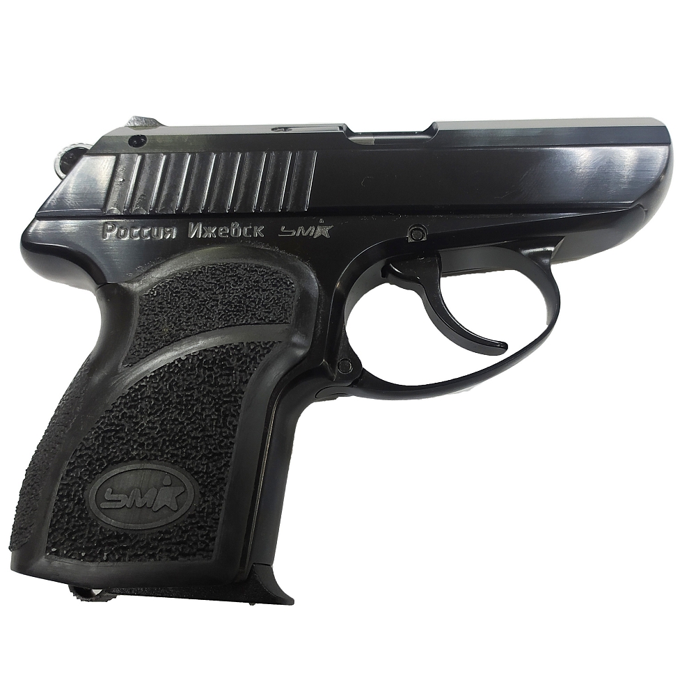 Пистолет ООП П-М22Т, (полированный, рукоятка Орех), 9 мм Р.А.. Фото №1