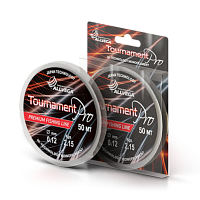 Леска ALLVEGA поводковая «Tournament Pro Premium» 50m 0.19mm (5.9кг) прозрачная (TPRON5019)