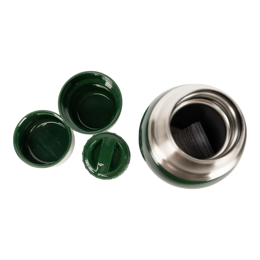 Термос (HS.TM-056-G) 750ML с ситечком зеленый (2 крышки-кружки) TONAR, шт. Фото №4 Термос (HS.TM-056-G) 750ML с ситечком зеленый (2 крышки-кружки) TONAR, шт. Фото №4