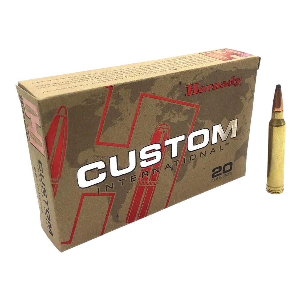 Патрон нарезной HORNADY калибр 300 WIN MAG 11,7гр.180GR. SP CUSTOM (в пачке 20 шт). Фото №1