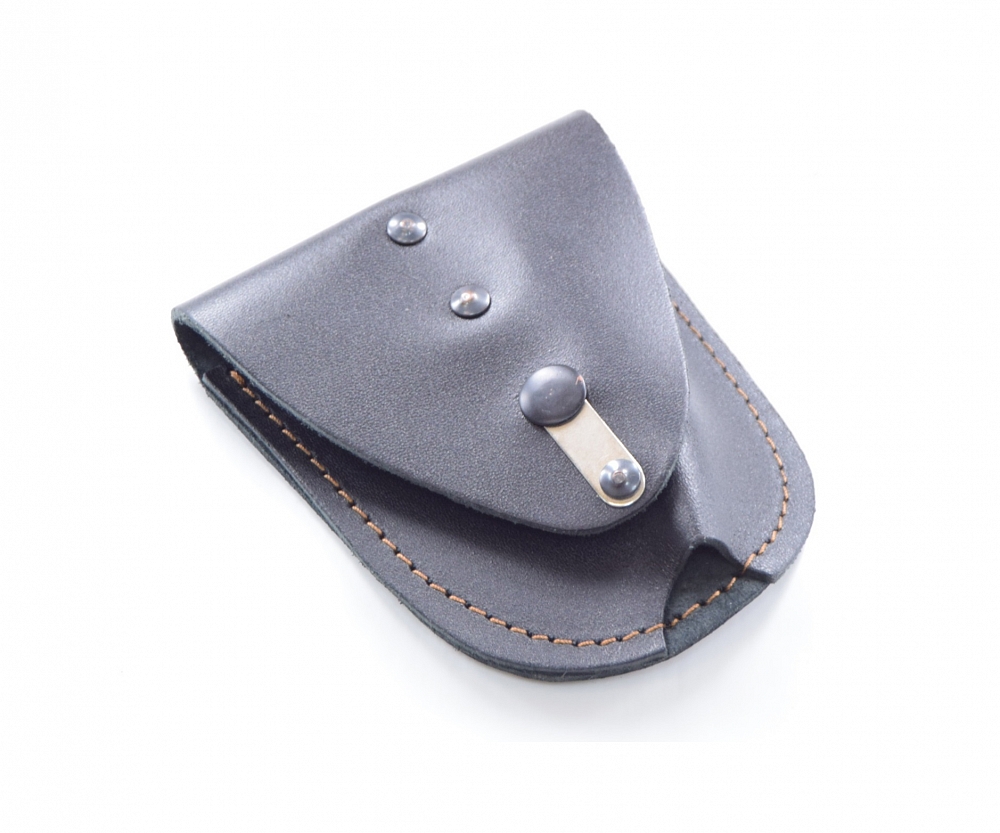 Чехол для наручников, с фиксатором, натуральная кожа, со скобой (МВЕ). Фото №1