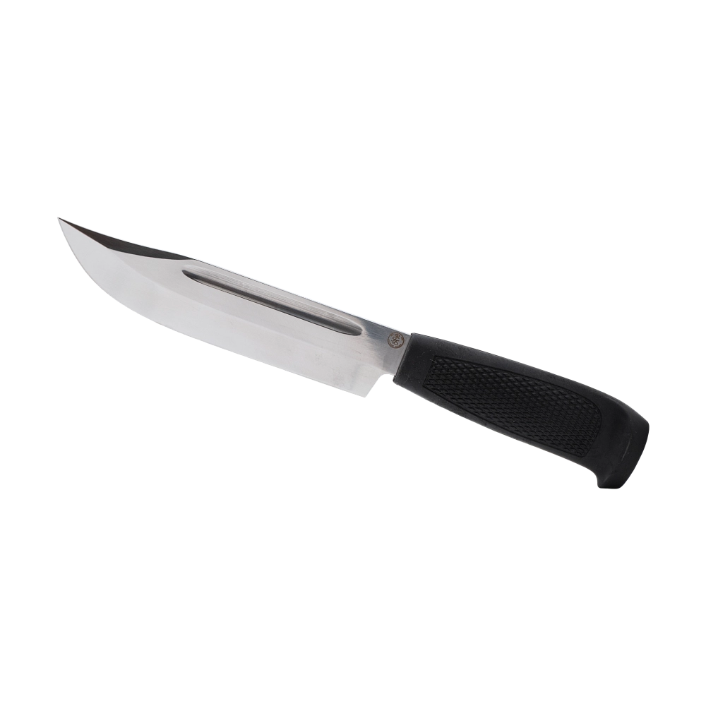 Нож Русский Булат "Леший-2" клинок 95х18, рукоять литая пластмасса (черный). Фото №1