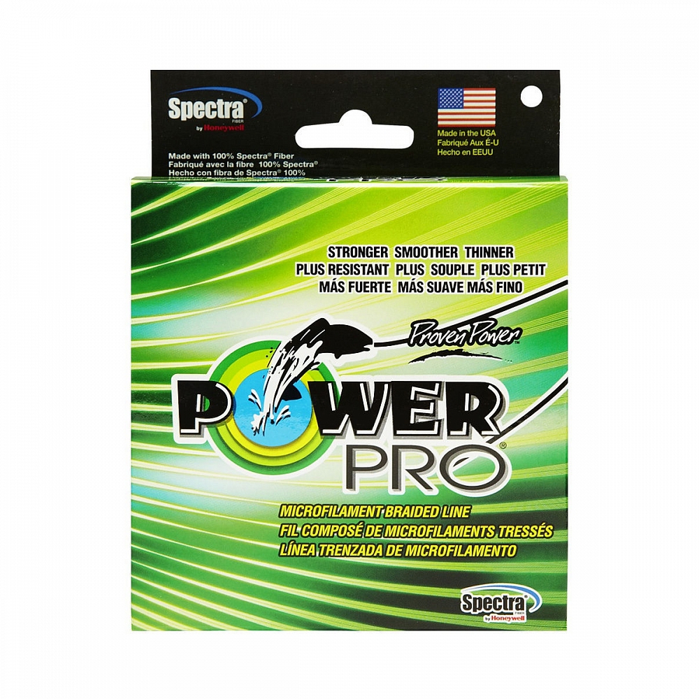 Леска плетеная Power Pro 135м желтая 0,13/8кг. Фото №1