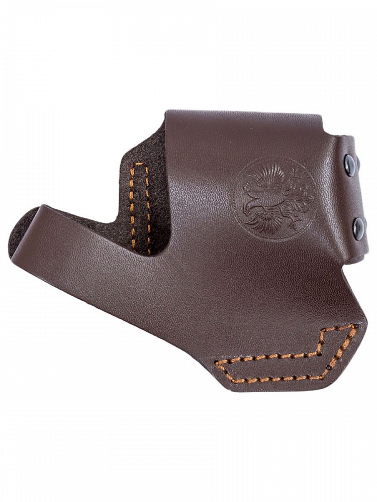 Кобура поясная ДШ "Оса" (кожа, коричневый) (Хольстер). Фото №2