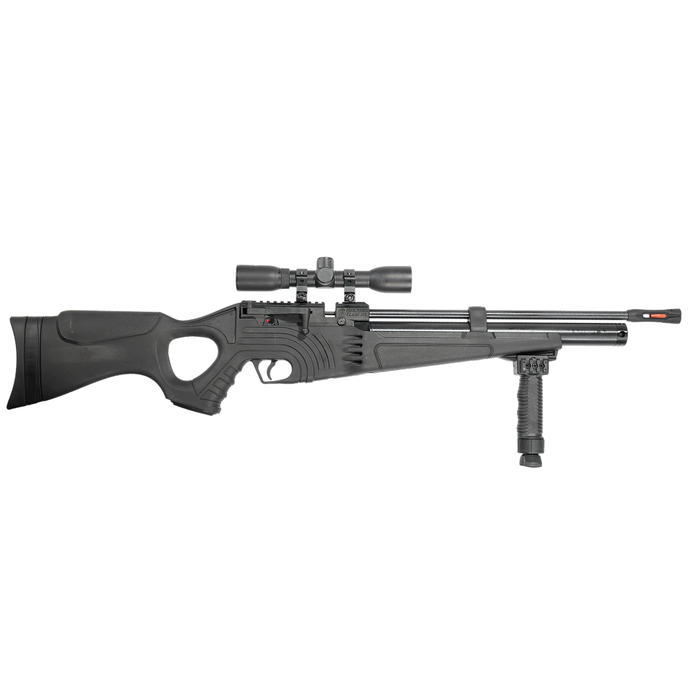 Винт. пнев. Hatsan FLASH 101 SET, калибр 5.5, 3 Дж (насос, прицел 4*32, пульки, сошки, саундмод,чехол). Фото №1