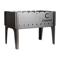 Мангал "Следопыт" складной, 490х310х370 мм, толщина 2 мм, без шампуров, в сумке