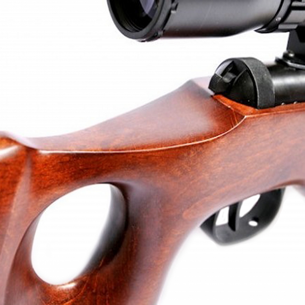 Винтовка пневматическая Umarex Ruger Air Hawk Elite (переломка, дерево, прицел Ruger 3-9x40) калибр 4,5 мм. Фото №3