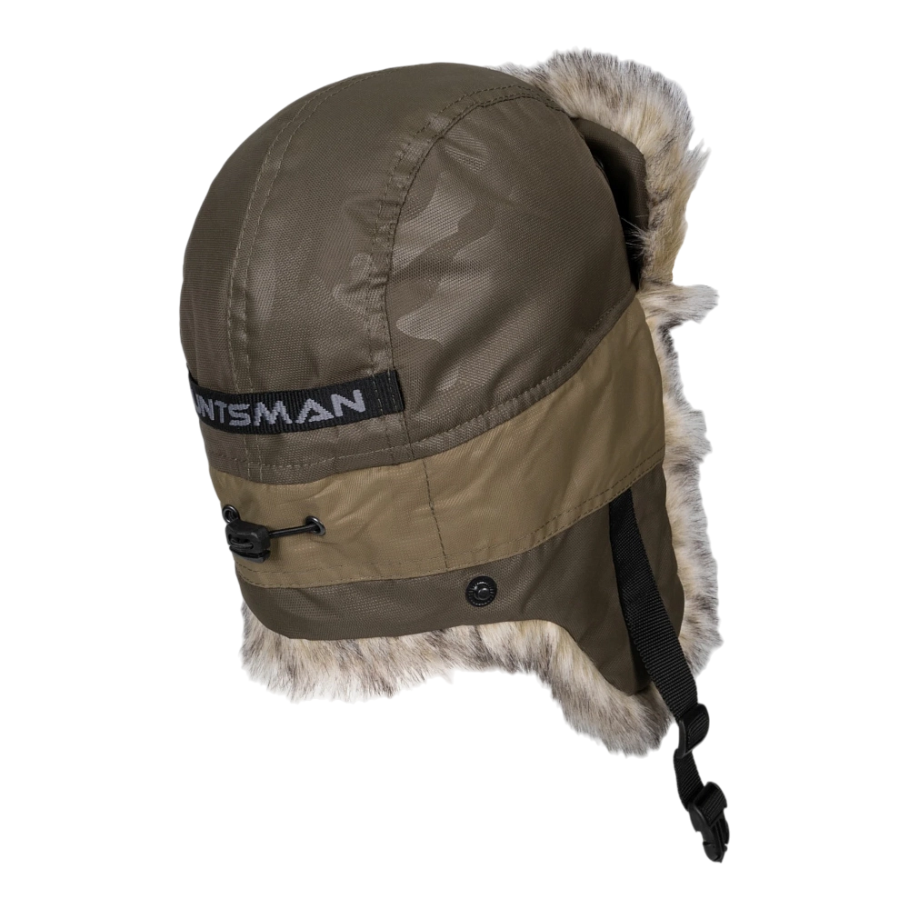 Шапка ушанка зимняя Горка-Люкс ткань Breathable Camo цвет Хаки р. 58-60. Фото №5