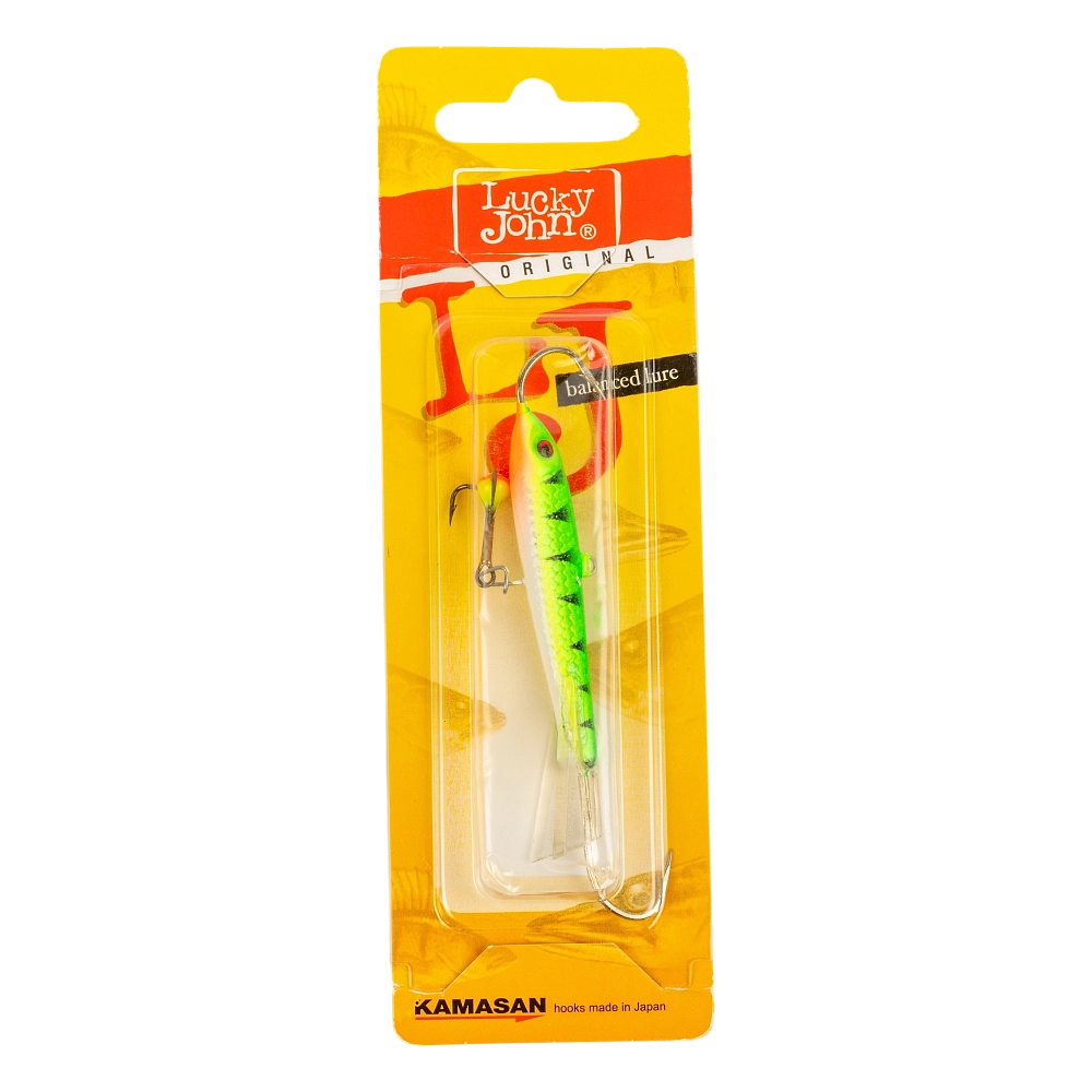 Балансир Lucky John CLASSIC 70мм, 22гр, цвет (24) с тройником. Фото №1