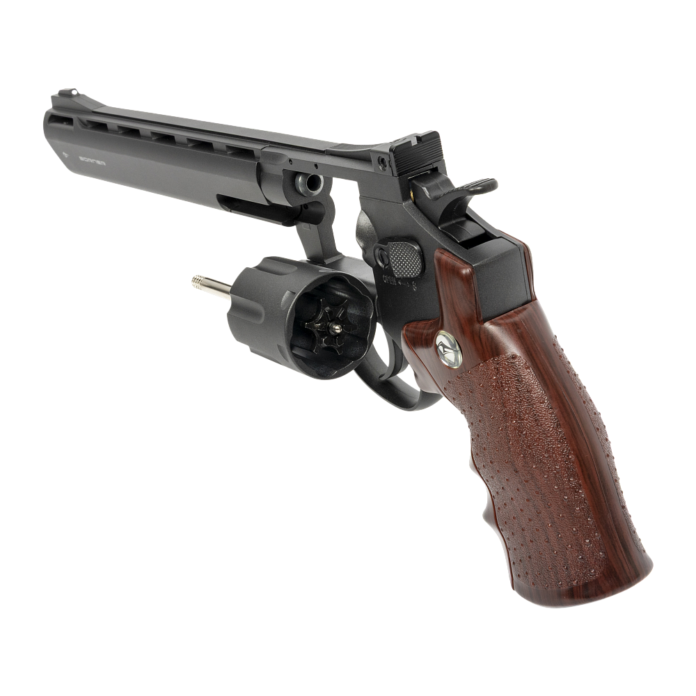 Револьвер пневматический BORNER Super Sport 703, калибр 4,5 мм (с картриджи 6 шт.). Фото №10 Револьвер пневматический BORNER Super Sport 703, калибр 4,5 мм (с картриджи 6 шт.). Фото №10