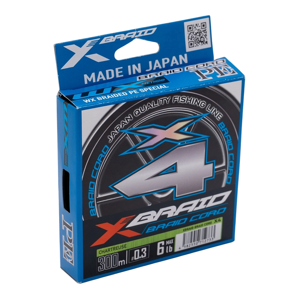 Плетёный шнур YGK X-Braid Braid Cord X4 300м #0.3-6lb. Фото №1 Плетёный шнур YGK X-Braid Braid Cord X4 300м #0.3-6lb. Фото №1