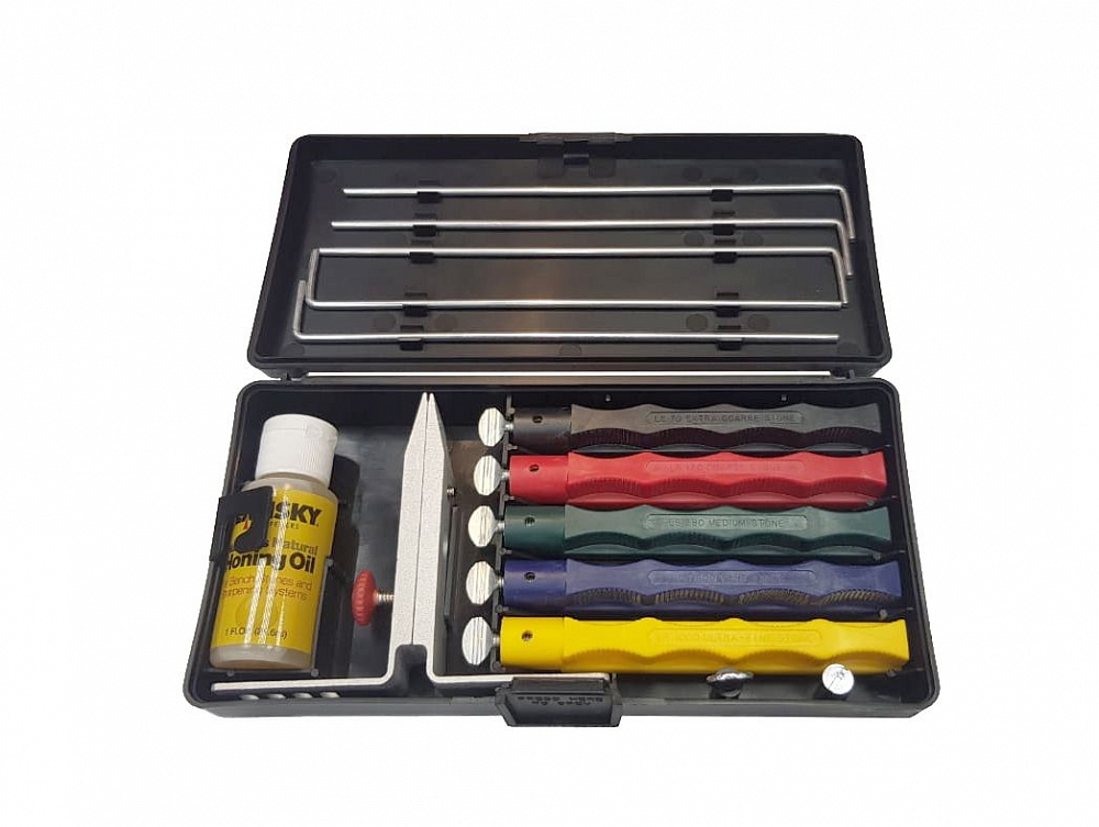 Набор для заточки Lansky DeLuxe System, 5 керам. камней (LKCLX). Фото №3