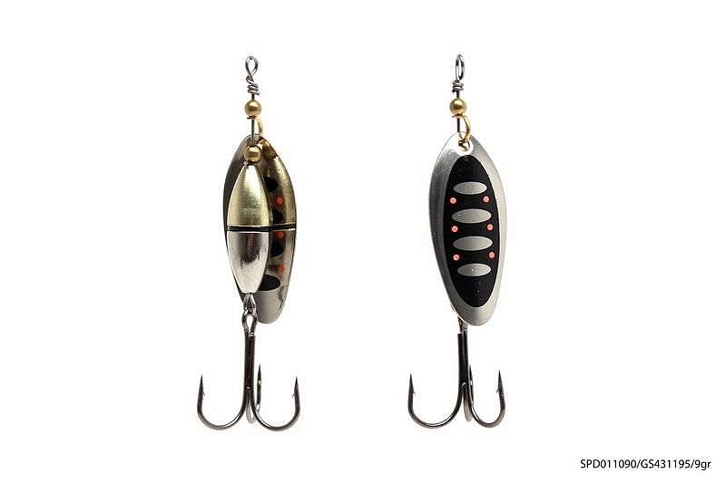 Блесна вращающаяся MADFISH Agate 9г, цвет GS431195. Фото №2