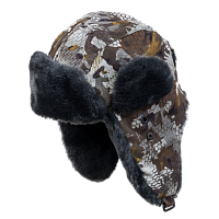 Шапка-ушанка "Ангара" утеплен. (смесовая ткань, зимние соты) (59-60) (Хольстер)