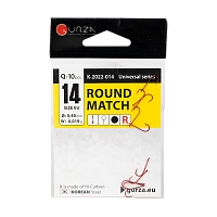 Крючок Gurza ROUND MATCH  R #14 10 шт/уп.
