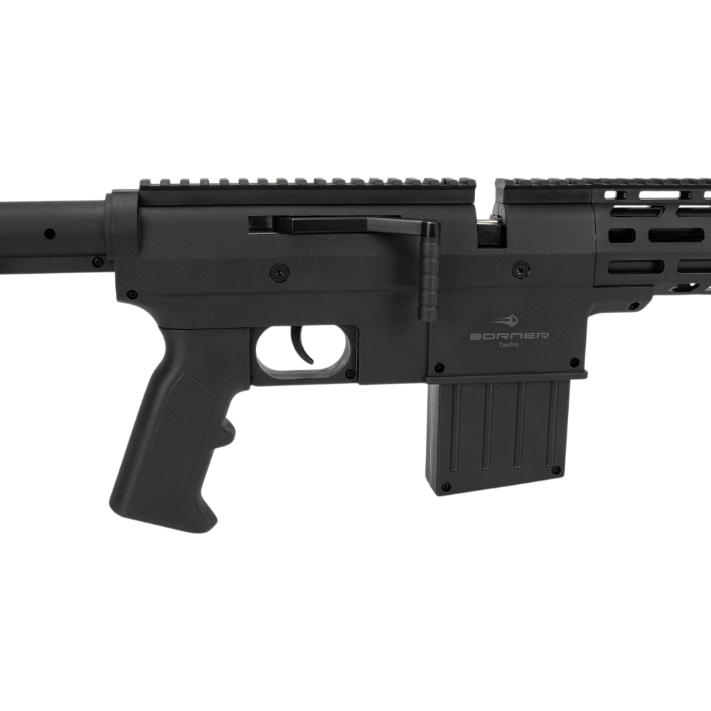 Винтовка пневматическая Borner PCP TacPro cal. 6,35 мм, 3Дж. (пластик черный). Фото №17