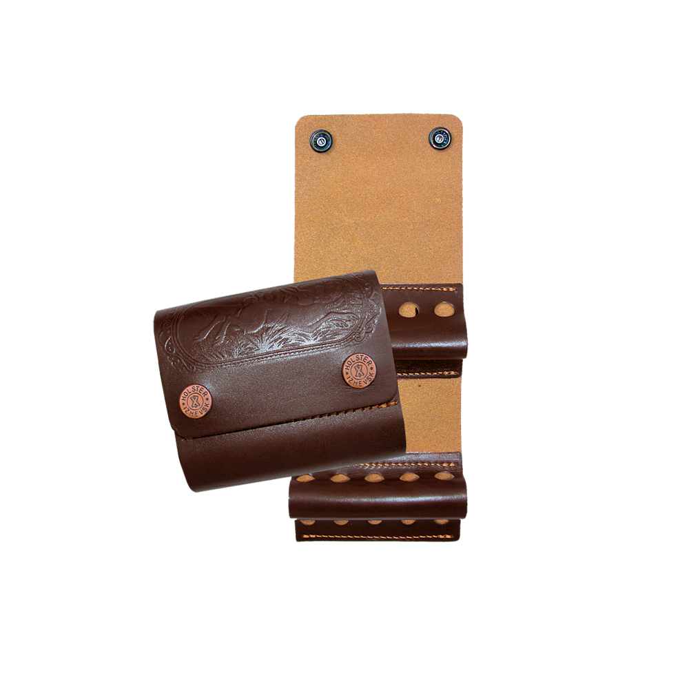 Подсумок 7,62x10 (кожа, коричневый) (Хольстер). Фото №2