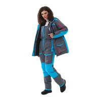 Костюм Huntsman зимний женский Siberia Lady ткань Breathable цвет Серый/Голубой р. 44-46/170-176